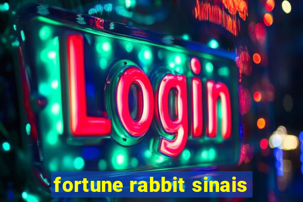 fortune rabbit sinais