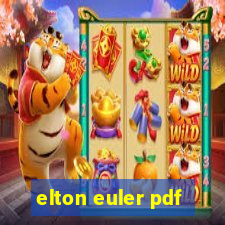 elton euler pdf