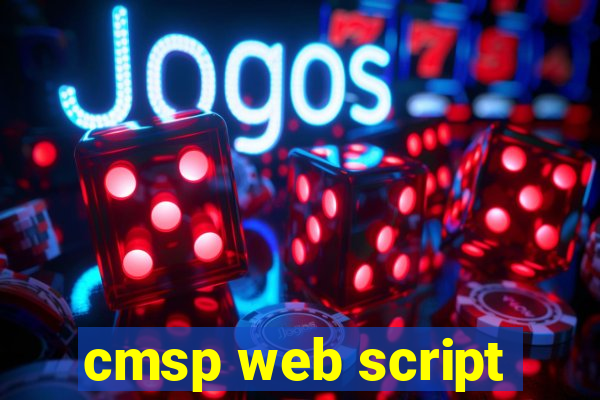 cmsp web script