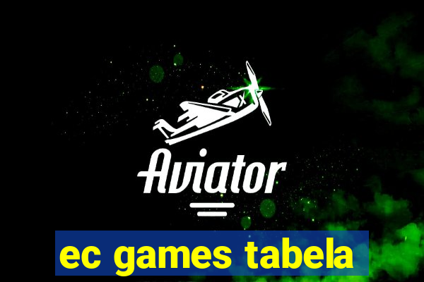 ec games tabela