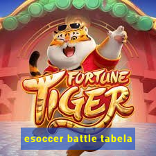 esoccer battle tabela