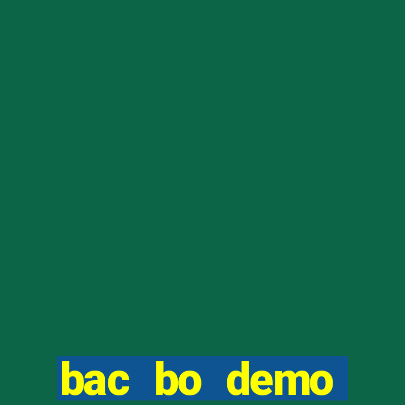 bac bo demo grátis dinheiro infinito